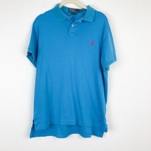 Polo by Ralph Lauren Custom Fit Blue Shirt